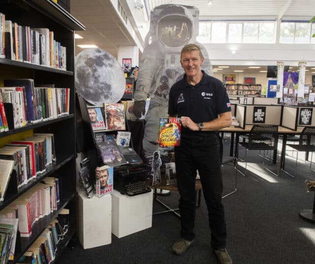 Astronaut Tim Peake visit to Habs 7 Oct 2024